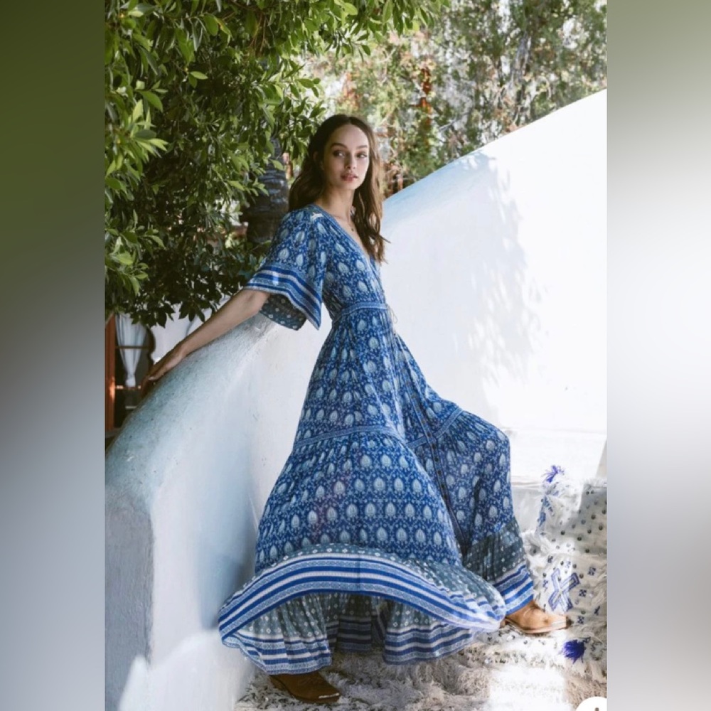 RESERVED Spell and the Gypsy Oracle Maxi Dress Indigo XS